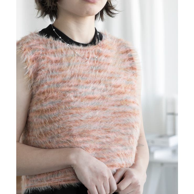 レッド | ◯【BANICO】ミックスカラーベスト | aimoha 