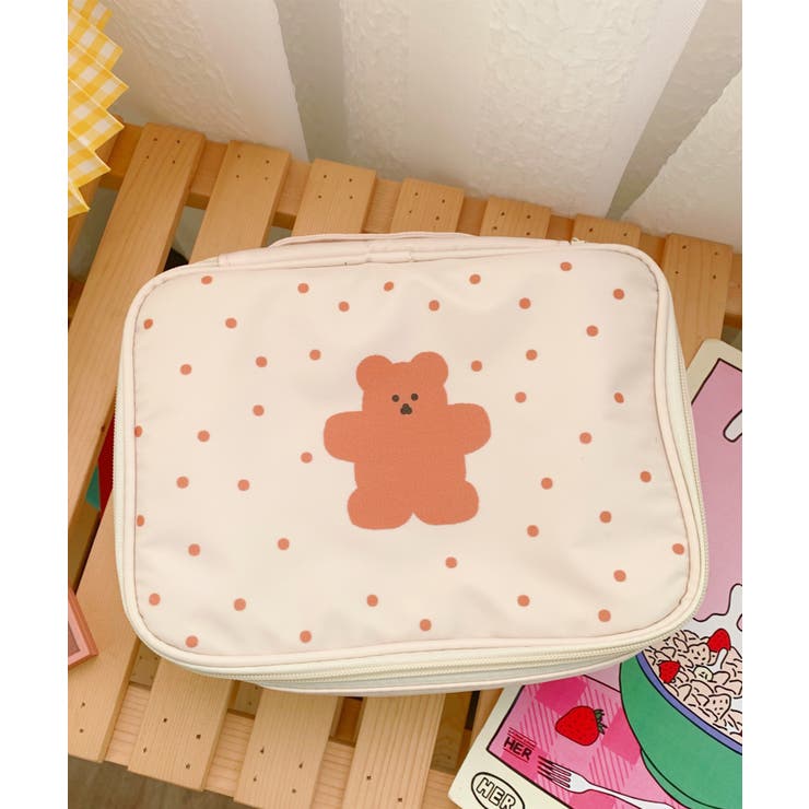 ◯クマちゃん収納ポーチ[品番：XT000010963]｜aimoha （アイモハ