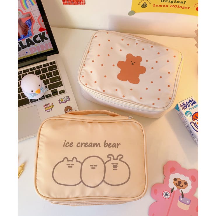 ◯クマちゃん収納ポーチ | aimoha  | 詳細画像4 