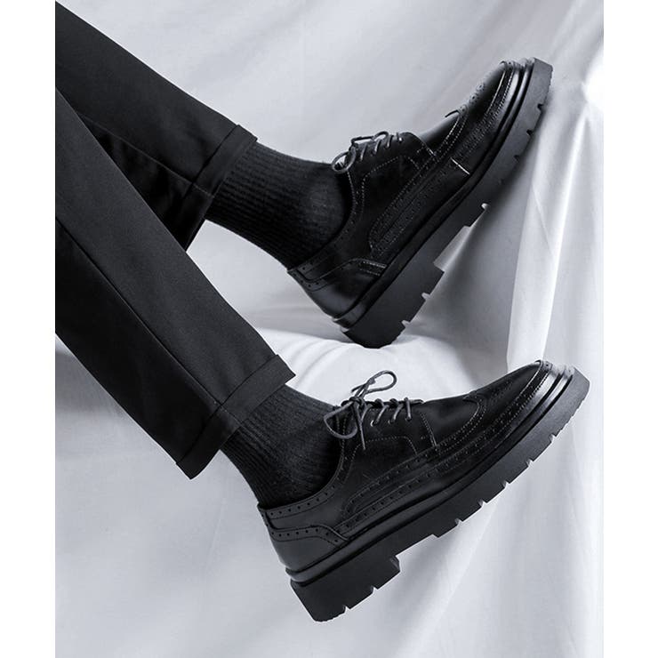 shoes365】メッシュパネル厚底スニーカー[品番：XT000011470