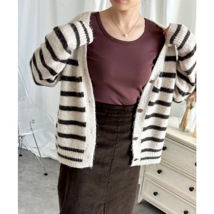 【Aimoha】Uネック裏起毛インナートップス【AW】 | aimoha  | 詳細画像22 