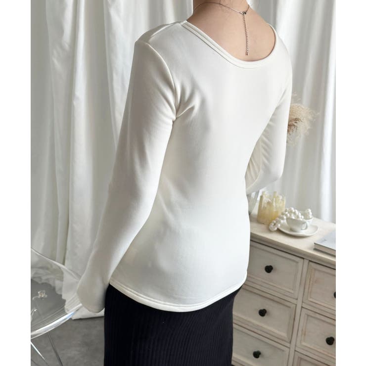 【Aimoha】Uネック裏起毛インナートップス【AW】 | aimoha  | 詳細画像20 