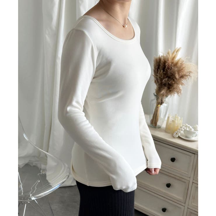 【Aimoha】Uネック裏起毛インナートップス【AW】 | aimoha  | 詳細画像19 