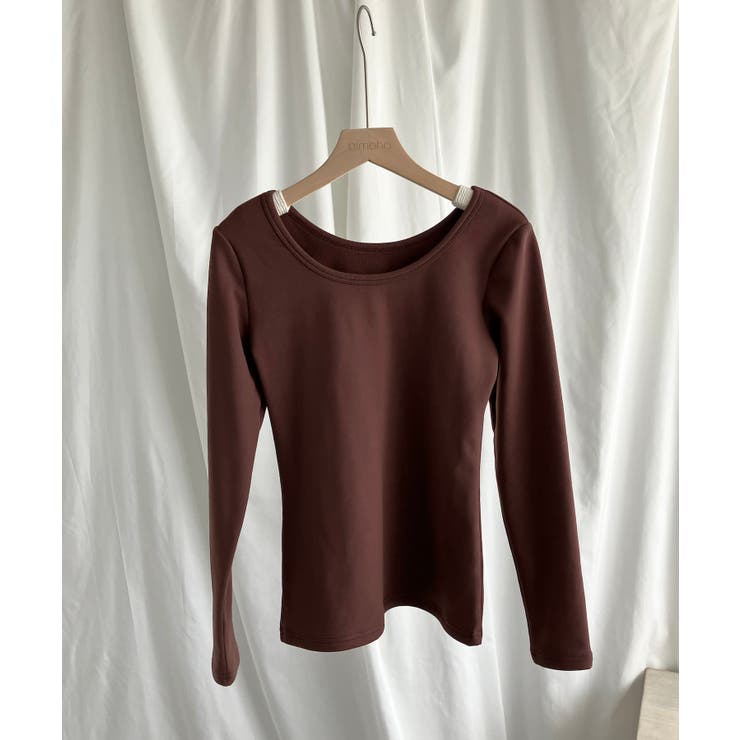 【Aimoha】Uネック裏起毛インナートップス【AW】 | aimoha  | 詳細画像24 