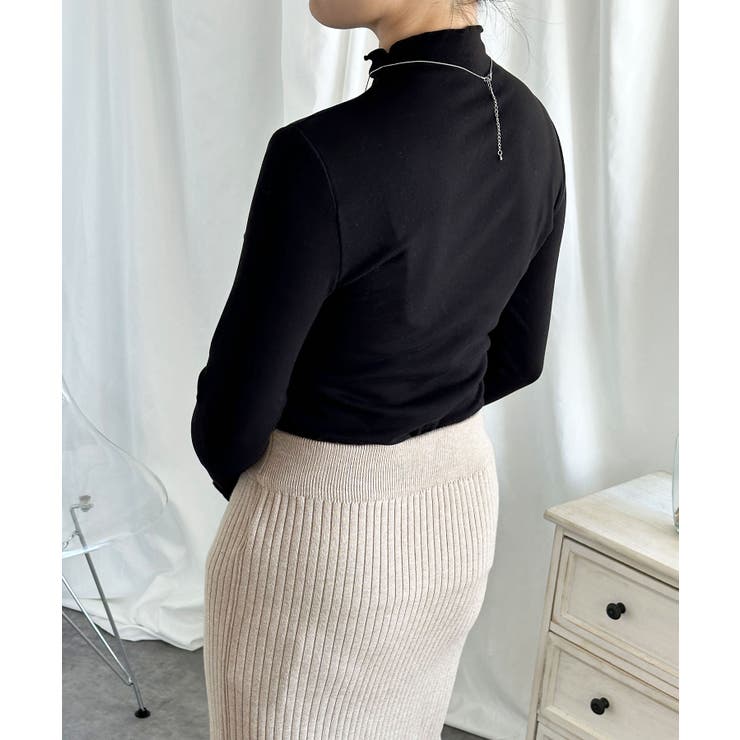 aimoha/フリル裏起毛裏ボアインナートップス ハイネック【AW】 | aimoha  | 詳細画像18 