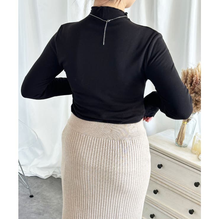 aimoha/フリル裏起毛裏ボアインナートップス ハイネック【AW】 | aimoha  | 詳細画像17 