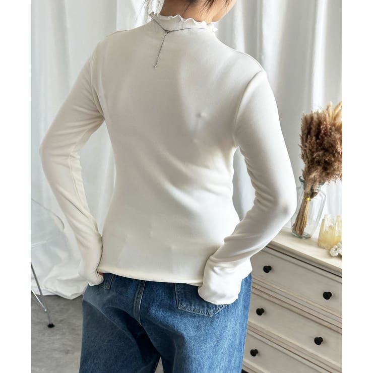 aimoha/フリル裏起毛裏ボアインナートップス ハイネック【AW】 | aimoha  | 詳細画像23 