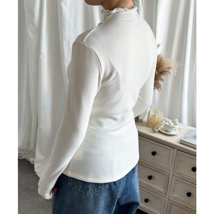 aimoha/フリル裏起毛裏ボアインナートップス ハイネック【AW】 | aimoha  | 詳細画像22 