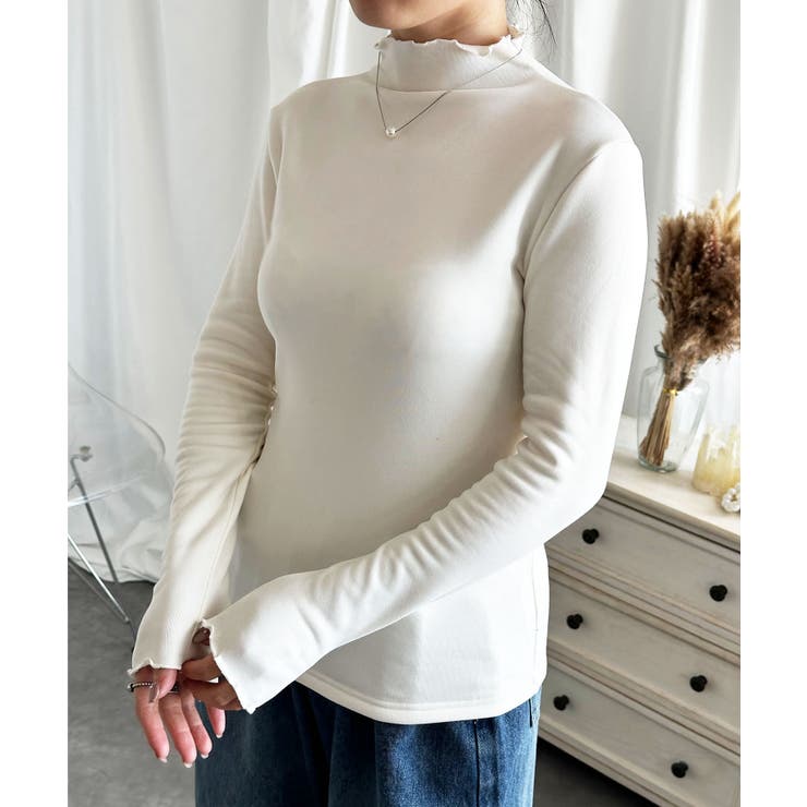 aimoha/フリル裏起毛裏ボアインナートップス ハイネック【AW】 | aimoha  | 詳細画像20 