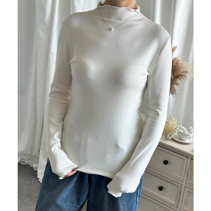 aimoha/フリル裏起毛裏ボアインナートップス ハイネック【AW】 | aimoha  | 詳細画像19 