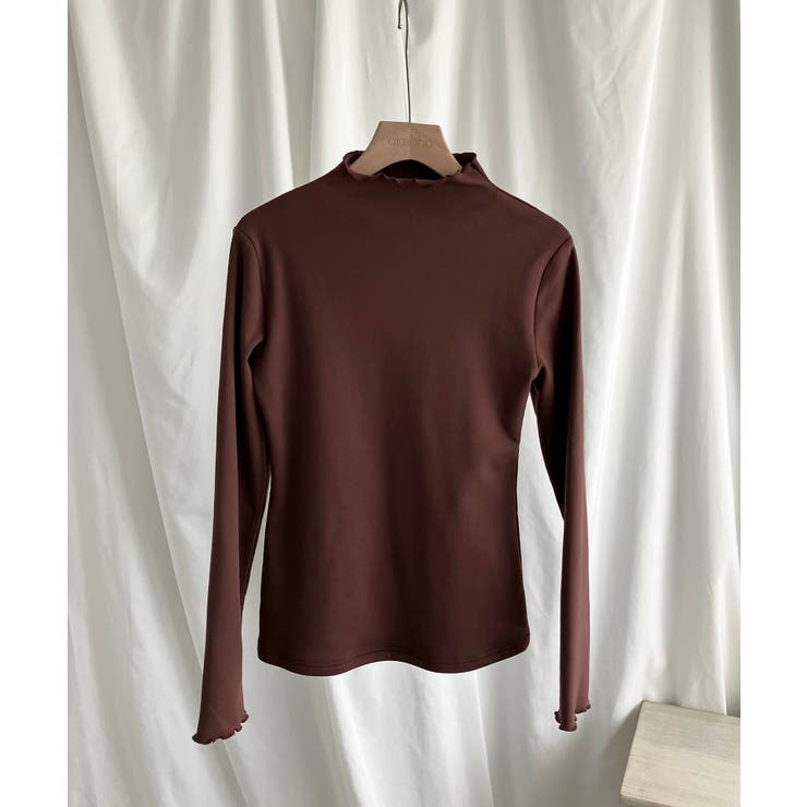 aimoha/フリル裏起毛裏ボアインナートップス ハイネック【AW】 | aimoha  | 詳細画像28 