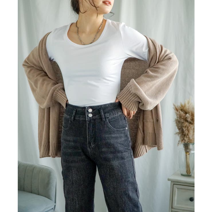 裏起毛インナー レディース 暖かい | aimoha  | 詳細画像9 