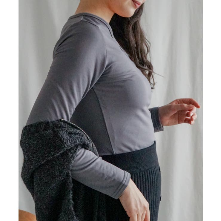 裏起毛インナー レディース 暖かい | aimoha  | 詳細画像22 