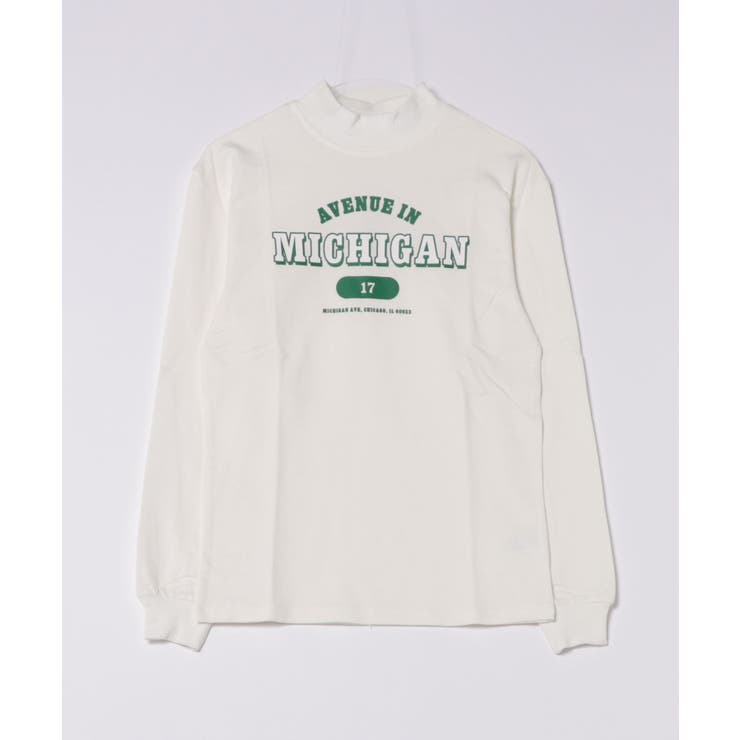 ハイネック プリントロンT カレッジTシャツ | aimoha  | 詳細画像62 