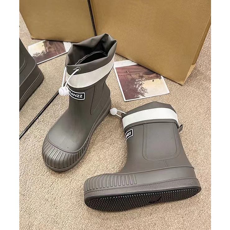 グレー | ハイトップレインブーツ | aimoha 