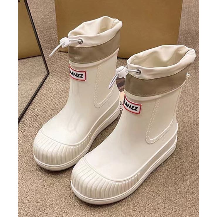 ホワイト | ハイトップレインブーツ | aimoha 