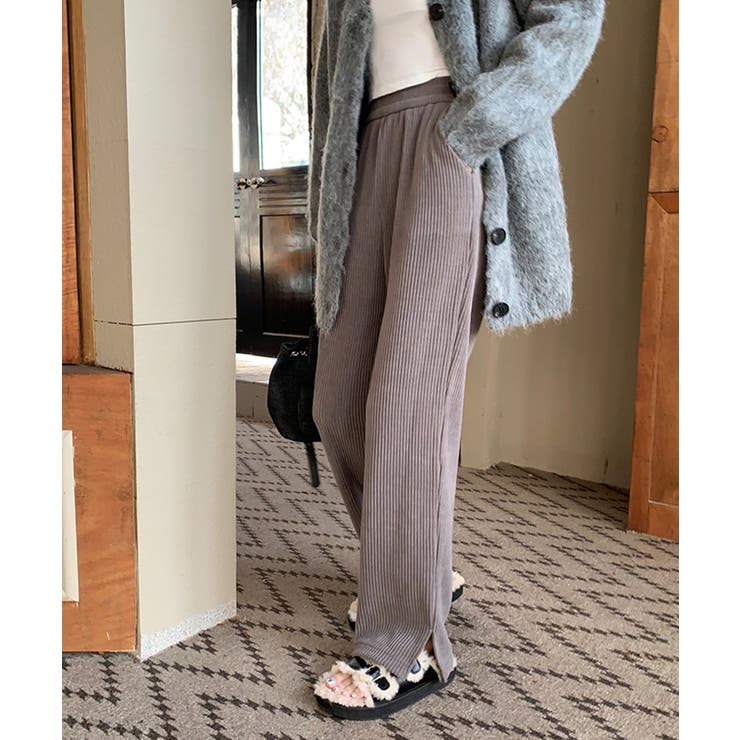 コーデュロイストレートスウェットパンツ | aimoha  | 詳細画像8 