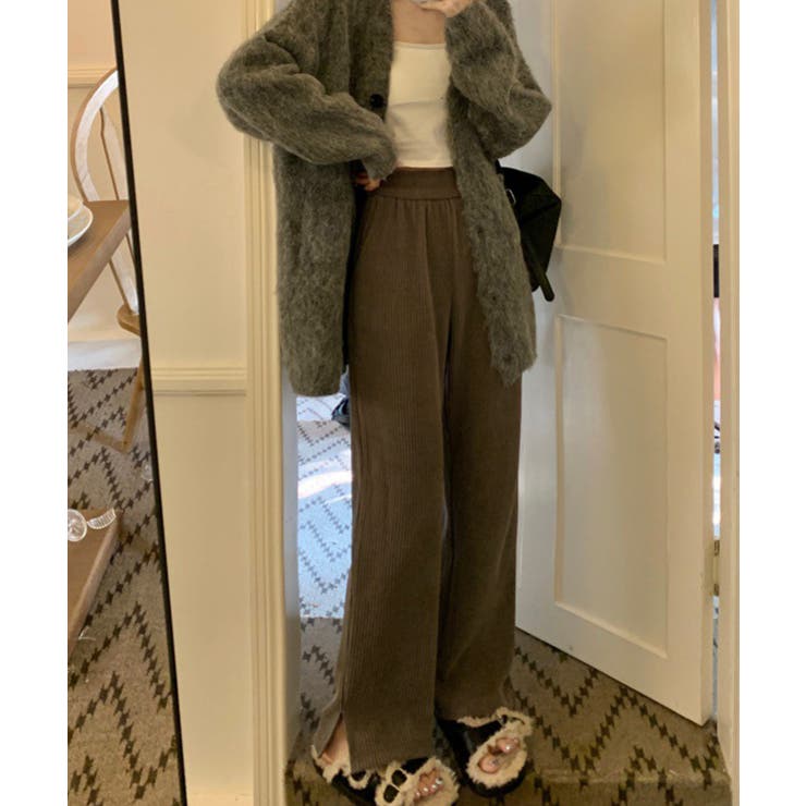 コーデュロイストレートスウェットパンツ | aimoha  | 詳細画像10 