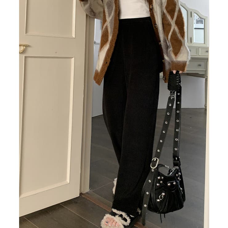 コーデュロイストレートスウェットパンツ | aimoha  | 詳細画像2 