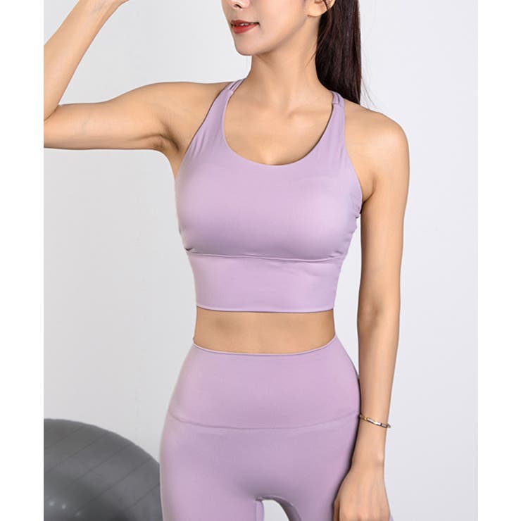 【-REANO-レアノ】ヨガフィットネススポーツブラ バック編みデザイン | aimoha  | 詳細画像5 