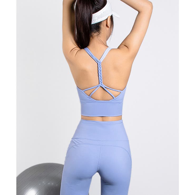 【-REANO-レアノ】ヨガフィットネススポーツブラ バック編みデザイン | aimoha  | 詳細画像3 