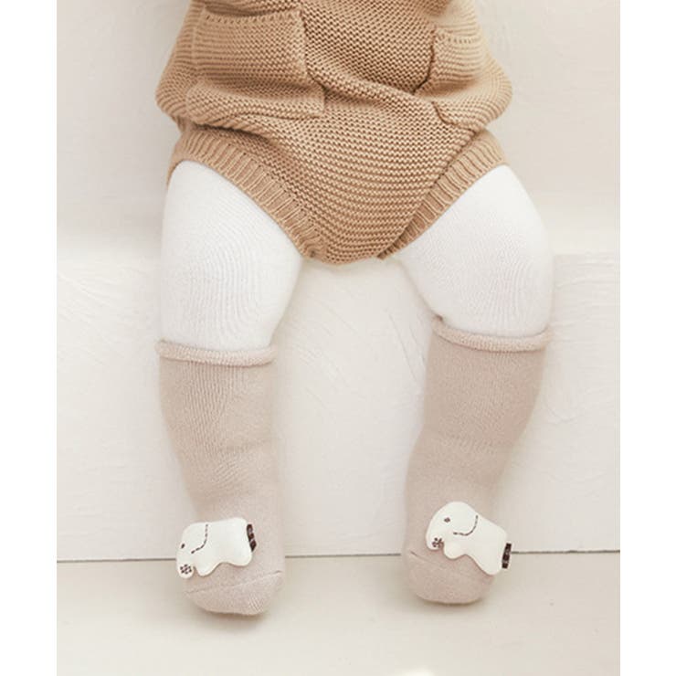 【mosox】かわいい動物モチーフ付き滑り止め入りkids靴下5点セット | aimoha kids | 詳細画像9 