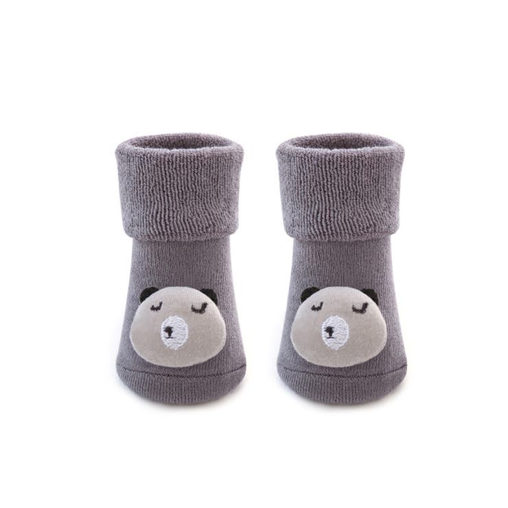 【mosox】かわいい動物モチーフ付き滑り止め入りkids靴下5点セット | aimoha kids | 詳細画像7 