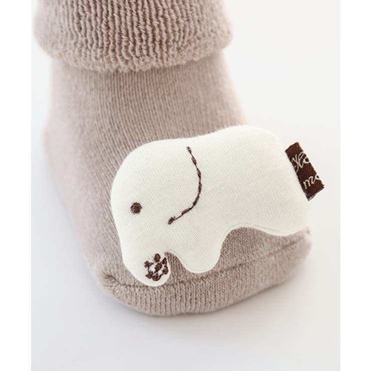 【mosox】かわいい動物モチーフ付き滑り止め入りkids靴下5点セット | aimoha kids | 詳細画像3 