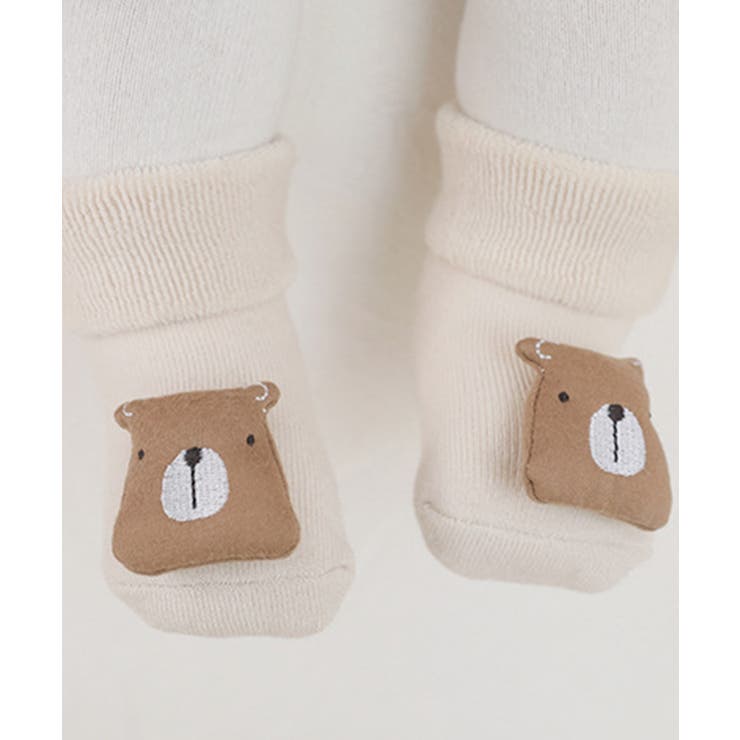 【mosox】かわいい動物モチーフ付き滑り止め入りkids靴下5点セット | aimoha kids | 詳細画像10 