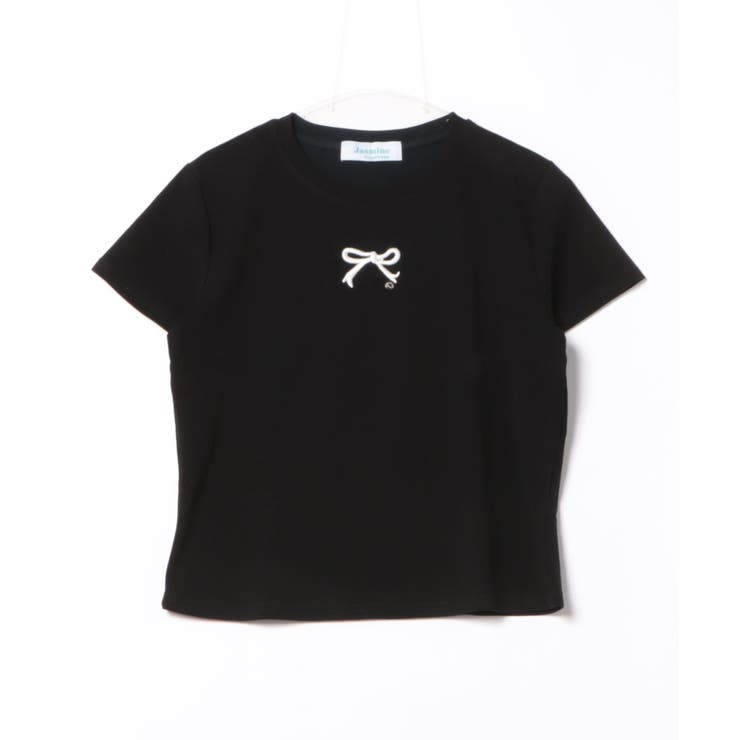 「Jasmine」リボン刺しゅう半袖Tシャツ Jasmine Grandiflo… | aimoha  | 詳細画像12 