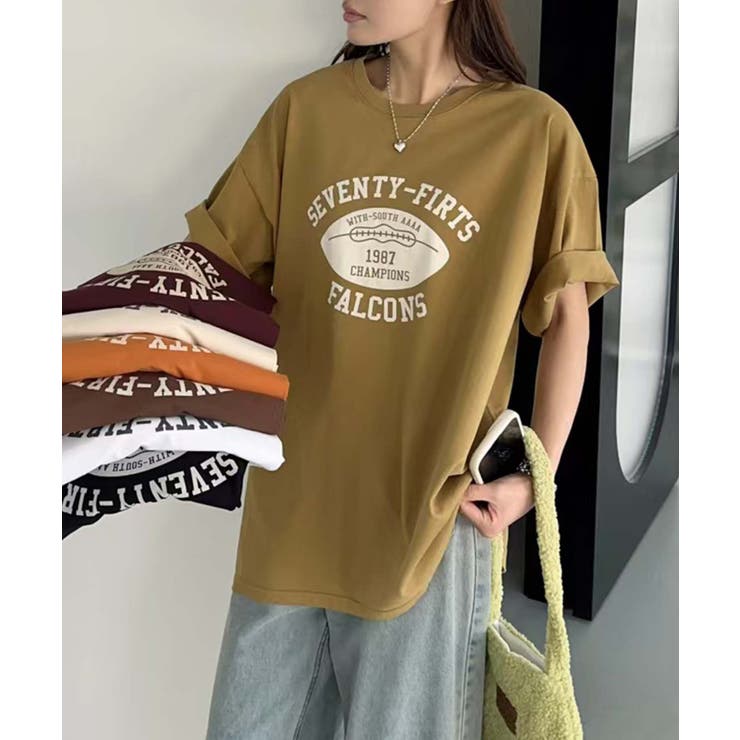 レトロプリントTシャツ | aimoha  | 詳細画像2 