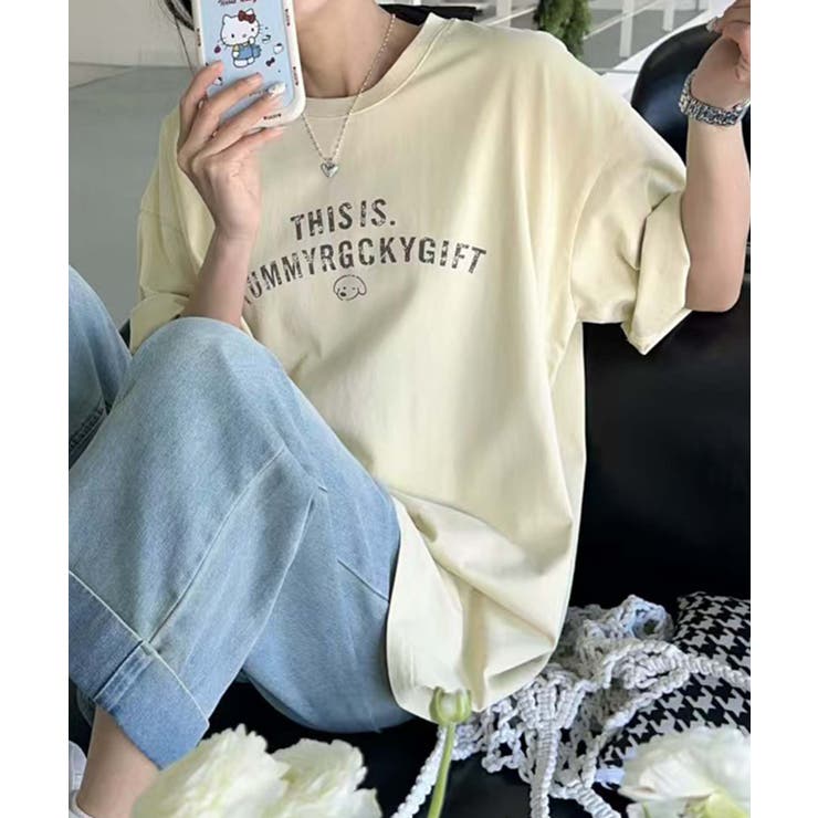 メッセージプリントTシャツ | aimoha  | 詳細画像2 