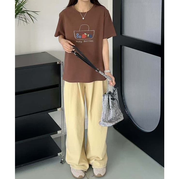 カジュアルプリントTシャツ | aimoha  | 詳細画像3 