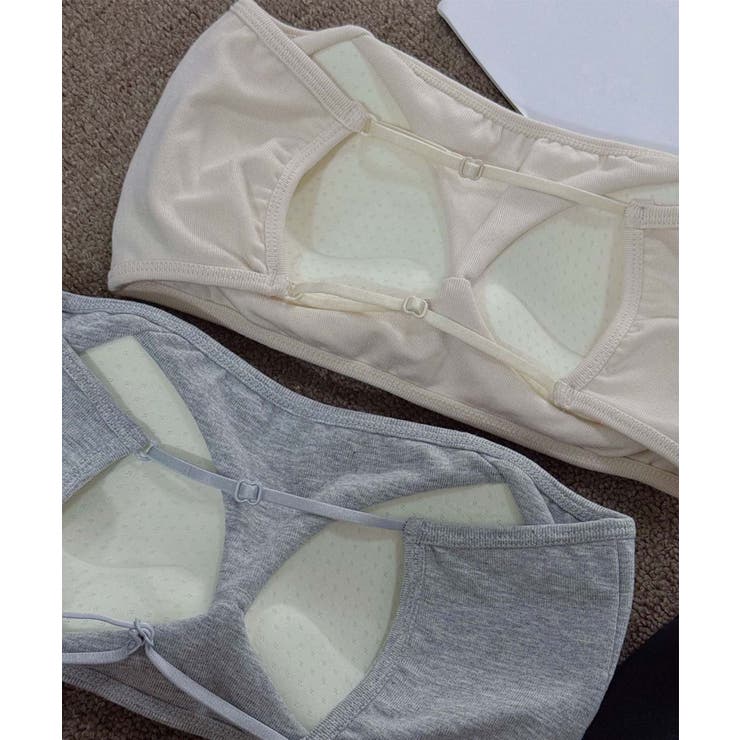 シンプルなバンドゥトップ チューブトップ | aimoha  | 詳細画像3 