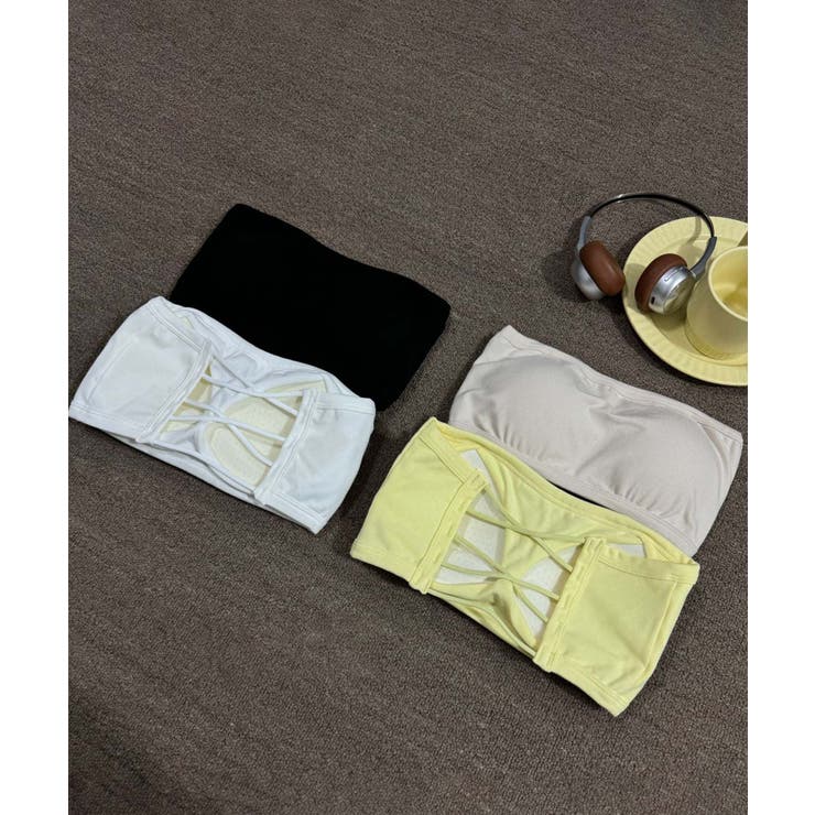 カップ付きバンドゥトップ チューブトップ | aimoha  | 詳細画像5 