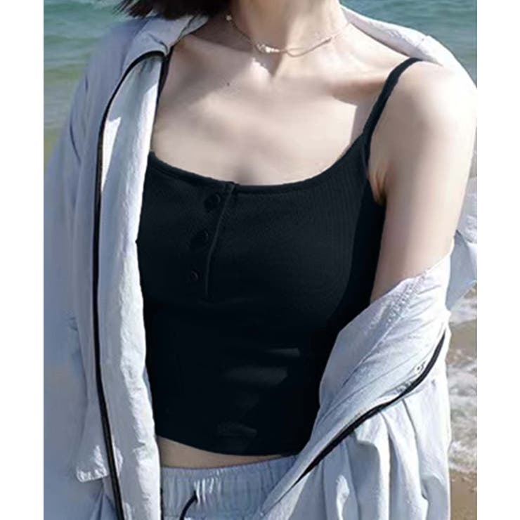 フロントボタン付きキャミソール | aimoha  | 詳細画像9 