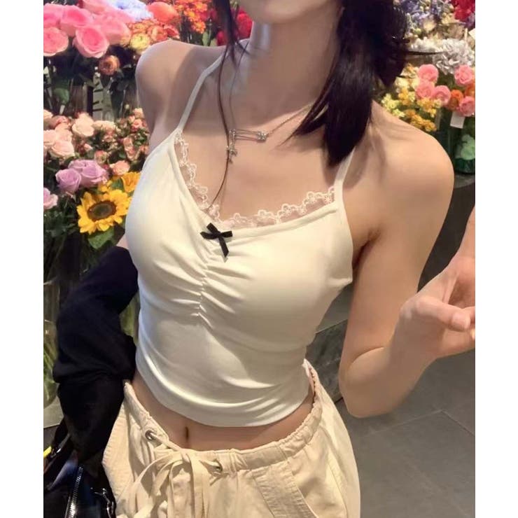 クロスバックリボン付きキャミソール | aimoha  | 詳細画像9 