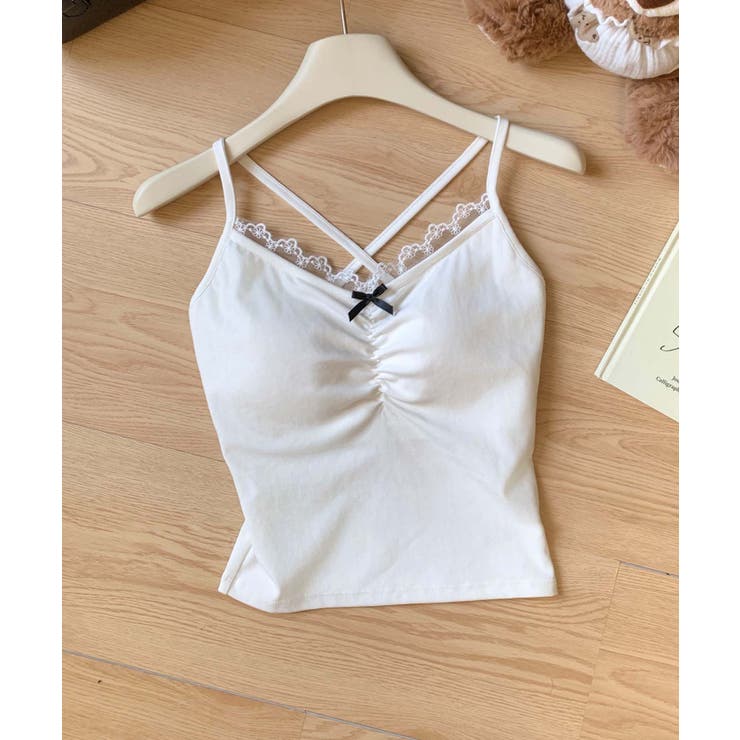 クロスバックリボン付きキャミソール | aimoha  | 詳細画像14 