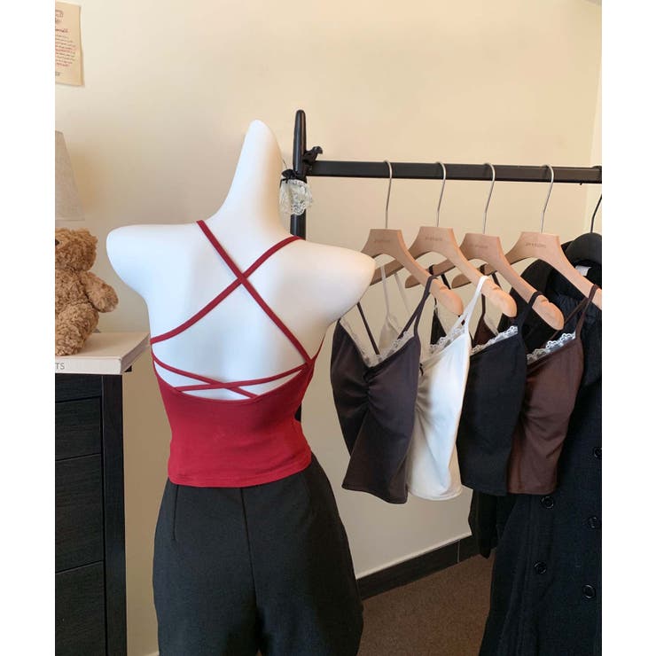 クロスバックリボン付きキャミソール | aimoha  | 詳細画像5 