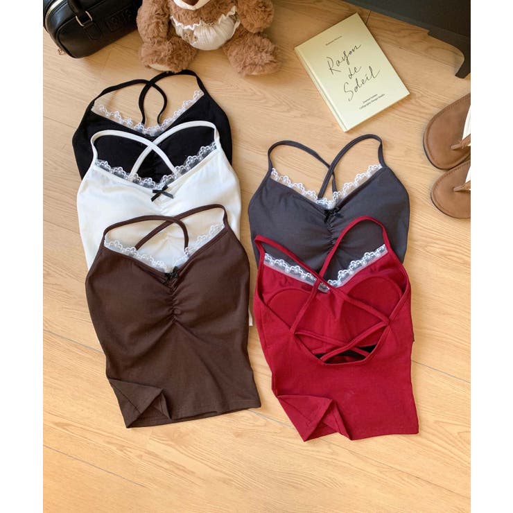 クロスバックリボン付きキャミソール | aimoha  | 詳細画像7 