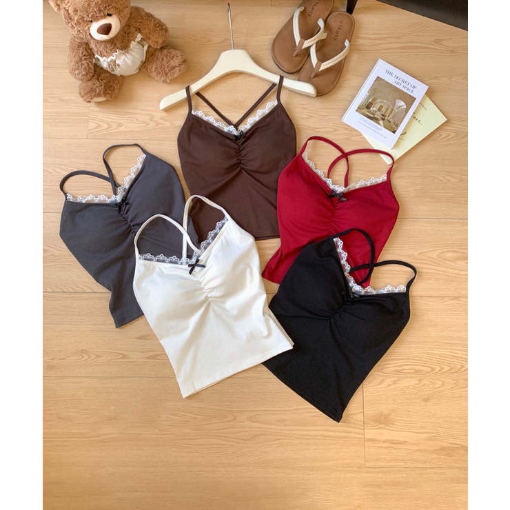 クロスバックリボン付きキャミソール | aimoha  | 詳細画像8 