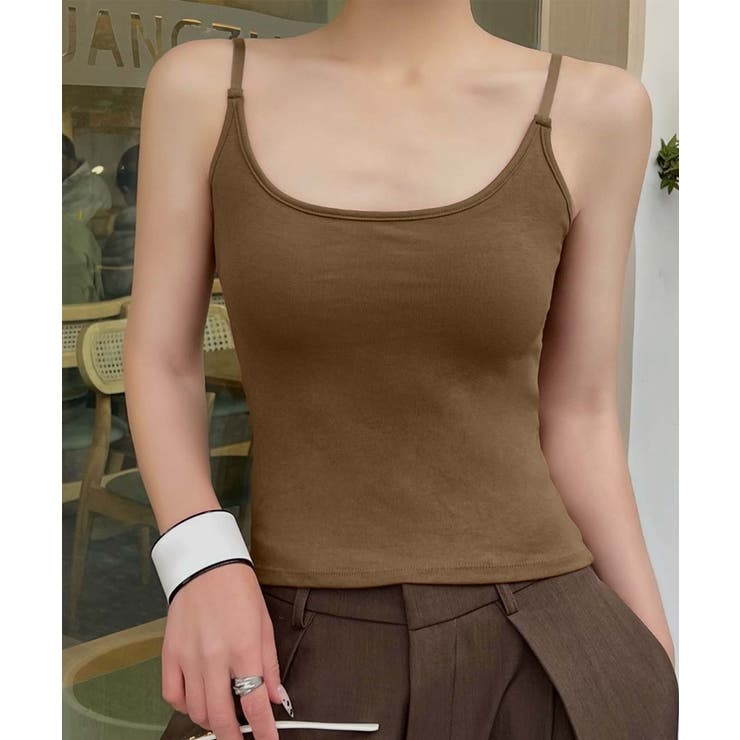 モカ | バックストラップキャミソール | aimoha 