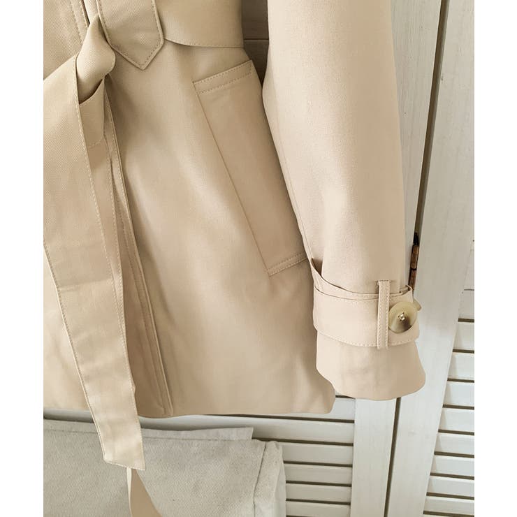 トレンチコート（ベルト付き） | aimoha  | 詳細画像7 