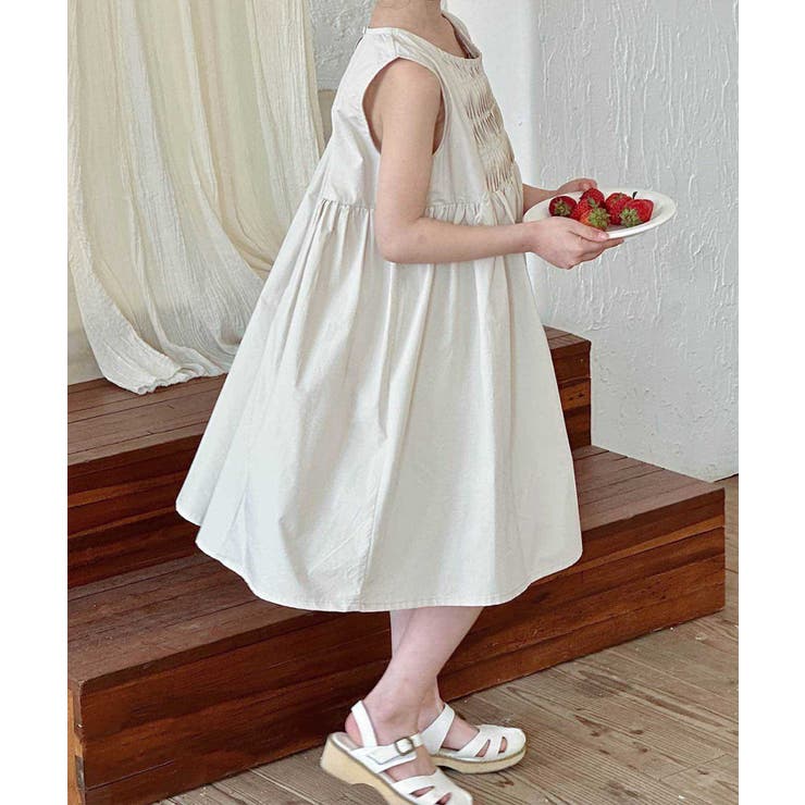 【aimoha-KIDS-】ノースリーブワンピース | aimoha kids | 詳細画像7 