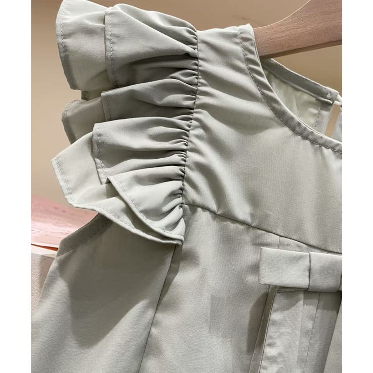 【aimoha-KIDS-】フリルスリーブワンピース | aimoha kids | 詳細画像9 