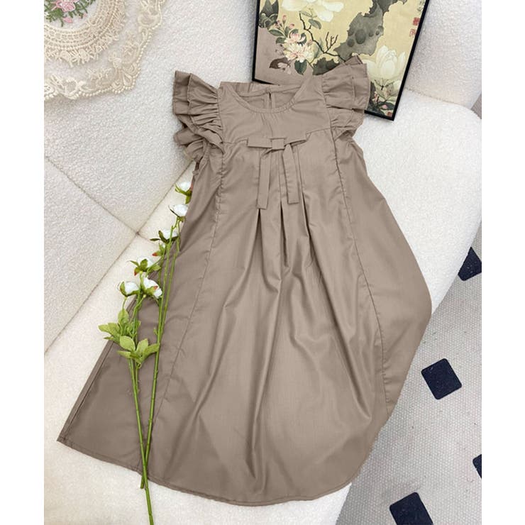 【aimoha-KIDS-】フリルスリーブワンピース | aimoha kids | 詳細画像5 