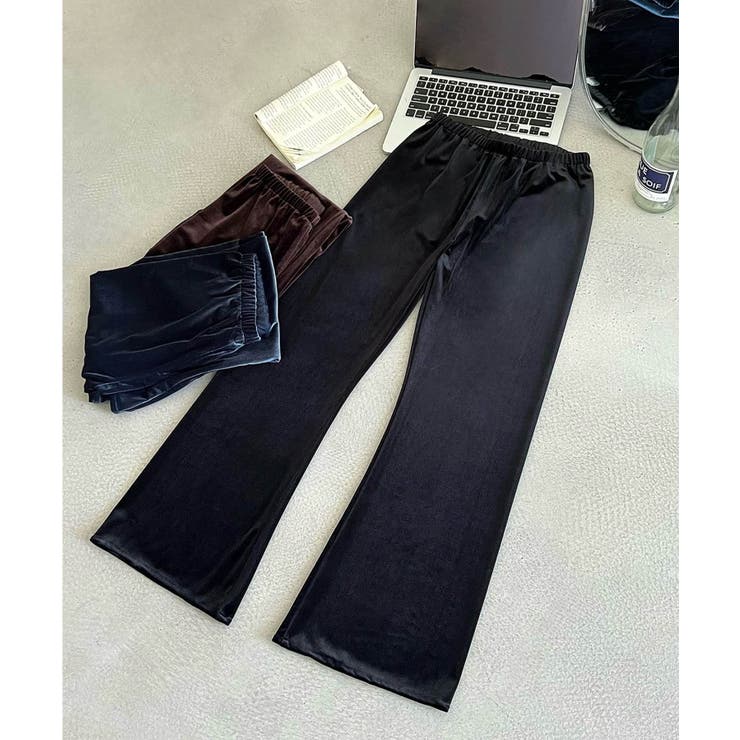 【DECADE CLASSIC】ベルベットワイドパンツ | DECADECLASSIC | 詳細画像2 