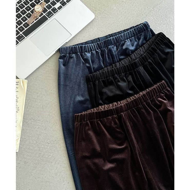 【DECADE CLASSIC】ベルベットワイドパンツ | DECADECLASSIC | 詳細画像5 