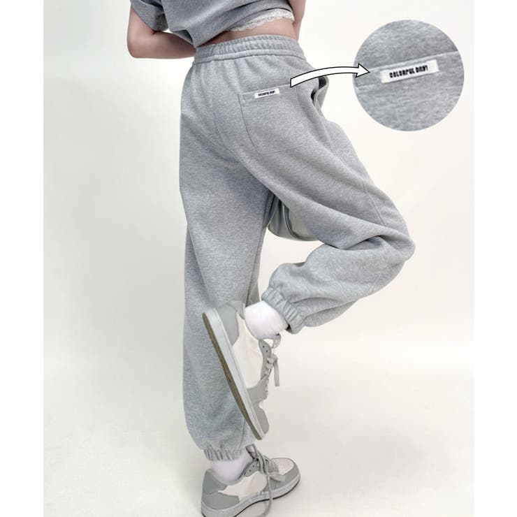 シンプルスウェットパンツ | aimoha  | 詳細画像1 