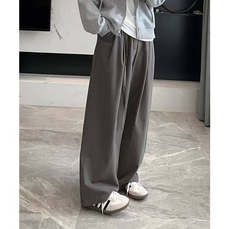新品 ダーマコレクション 洗える ベルト付き ワイドパンツ 70